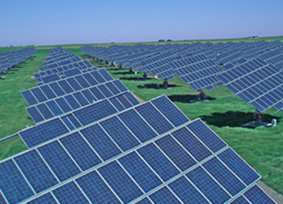 Primera imagen de la planta fotovoltaica de Arevalo