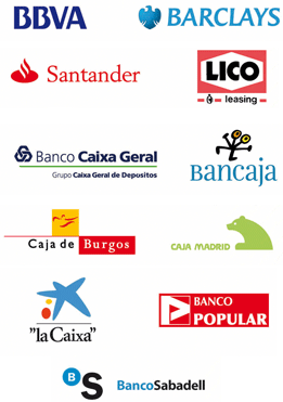 Logotipos de empresas financidoras